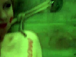 i'm clamped and taking a lusty facial