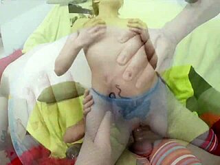 Gorgeous amateur nerdy girl experiences rough homemade quickie with deepthroat and orgasm