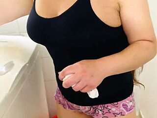 mexican wife in usa shows huge cameltoe to horny stepson