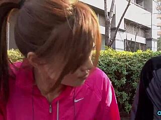 Her Sport Activities Must Always Come Before He Long Doggy Style Tumbling For Warming Up