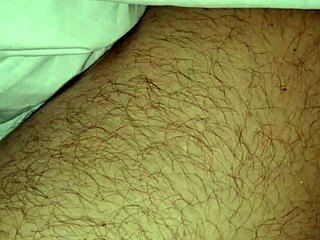 i woke up horny and jerked off, emptying my big balls in a morning cumshot