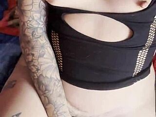 Neighbor watches me masturbating in front of the window