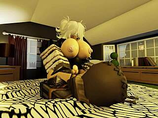 the knight and the muse ride big cocks with creampies and blowjobs