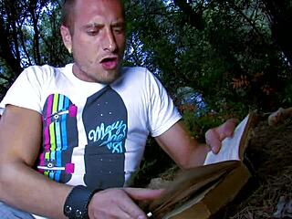 lora row in a hardcore amateur outdoor scene