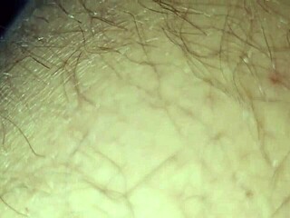 i woke up horny and jerked off, emptying my big balls in a morning cumshot