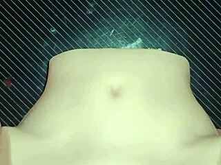 Candy's double penetration brings intense double satisfaction on the desk