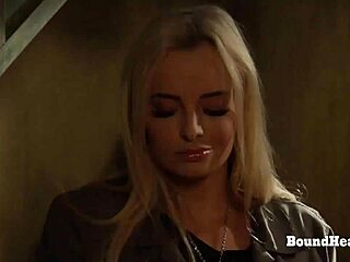 bent over big ass slave getting fingered and spanked