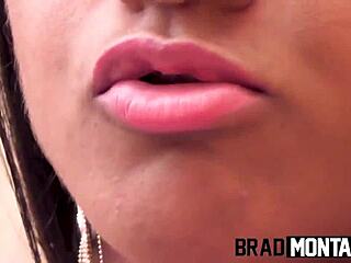 Pornstar ana julia takes deep in juicy pussy