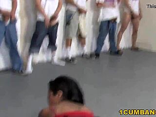 ebony skin diamond gags on white cocks