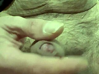 MASTURBATION Playing With Foreskin Playing With Balls Shooting My Load Into The Camera Part 1