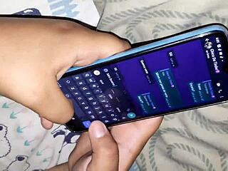 mi hermanastra tiene citas en tinder y me paga con sus tetas para que guarde el secreto sub espa�ol