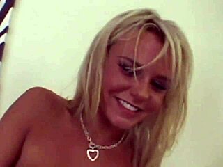 Young Blonde Bombshell With Huge Tits Loves To Deepthroat And Ride A Big Dick!