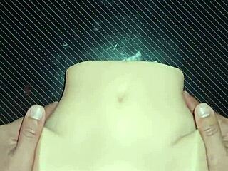 Candy's double penetration brings intense double satisfaction on the desk