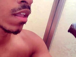 seusubpink drinks piss from a massive black cock with intense emotions