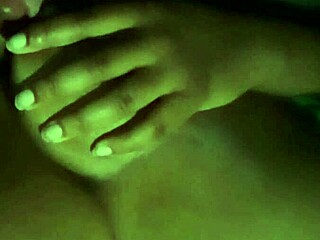 Licking on my nipples feel so good at night intensifies