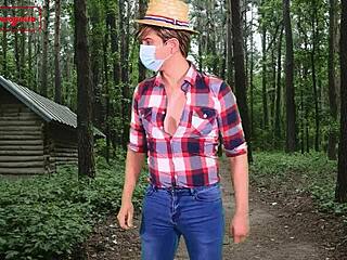 caperucita adicta al sexo va al bosque en busca de diversion - trailer with cowgirl and cum