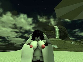 Bitch Gets Blacked On Beach With Big Tits