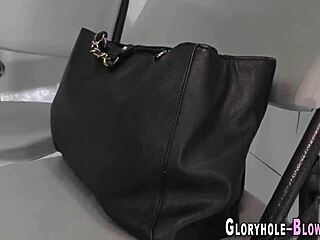 Redhead sucks and rides big black cock