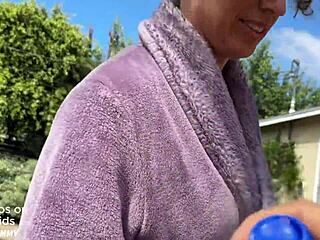 Stepmom fakes MTV Cribs to seduce stepson with POV riding and big tits!