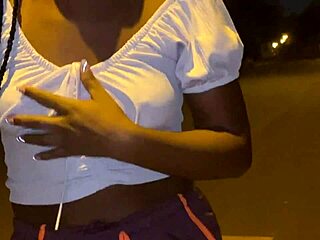 Teasing The Brazilian Neighbor Into Flashing Her Sexy Ass Outdoors