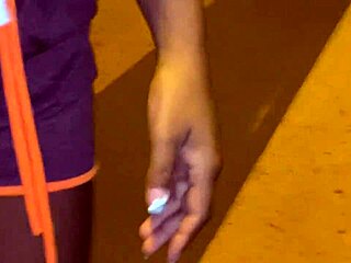 Teasing The Brazilian Neighbor Into Flashing Her Sexy Ass Outdoors