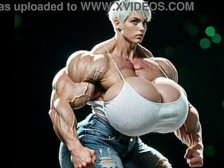 How Buff Will She Get Massive Muscle Growth For Abigail Arcane AI?