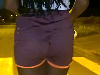 Teasing The Brazilian Neighbor Into Flashing Her Sexy Ass Outdoors