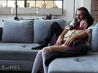 stepdads gift ep 2 - asian student shows cute panties