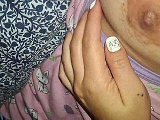 my uncle's wife sent this while i was next door, teasing with her curvy ass and big tits