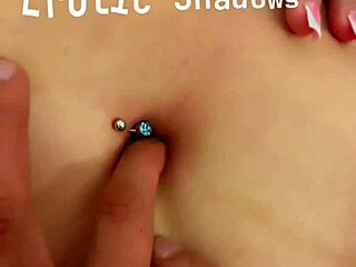 Beautiful Latina Receives Close-Up Navel Fingering Massage