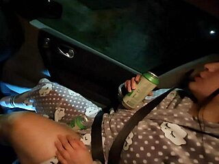 Multiple squirting orgasms public outdoor creampie