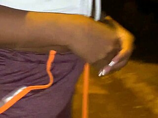 Teasing The Brazilian Neighbor Into Flashing Her Sexy Ass Outdoors