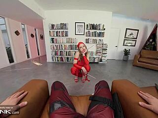 Elektra Sucks Deadpool's Huge Cock and Rides Cosplay Parody