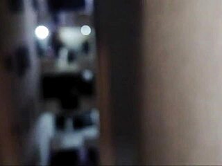 Public blowjob almost caught with hardcore fuck and neighbor orgasm