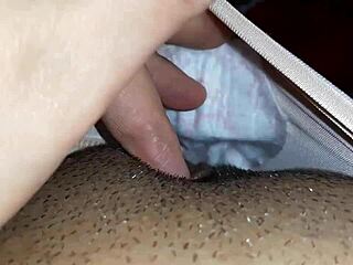 Hey, while my stepmom decorates the christmas tree in a short skirt, I'm masturbating my pussy!