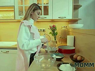 Mommy4k shaves mature pussy in bathroom, leading to hot fuck.