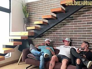 he invites me to watch the game but i end up fucking his gf, the temptation was too strong