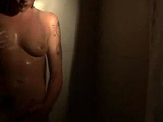 sexy dahlia's naughty shower fun