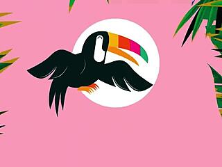 Pink and purple lingerie try on - hannahjames710