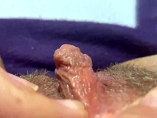 big clit orgasm closeup – intense view