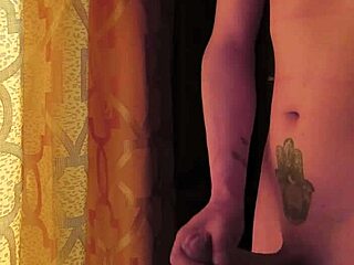 sensual masturbation close-up with monster cock quickie