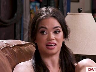 Guy Fucking Then Cumming Inside His Petite 18+ Lesbian Friend