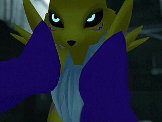 Renamon GETS RAILED outdoors