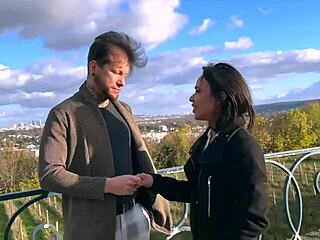 Christina, the petite brunette MILF, unleashes her wild side in her debut video, craving intense pleasure