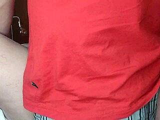 my foster stepmom wanted me to cum in her pussy, fucking her shaved twat hard in homemade creampie