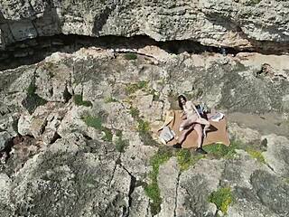 Skinny Student Girl Seduced Outdoors By Older Man