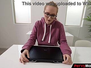 Soccer Mom Helps Her Jock Son With A Well Deserved Break