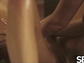 Naked Lesbians Massage and Lick Pussies