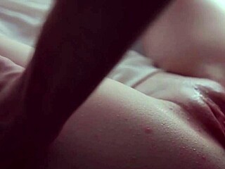 closeup of sloppy blowjob and vagina being fucked he cum on me