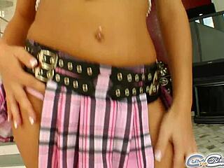 Cum Covering Leaves Myra Shiny And Sticky After Blowbang Bukkake